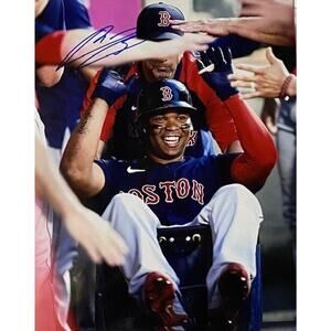 Rafael Devers Boston Red Sox Signed 8x10 Photo Autographed COA MLB
